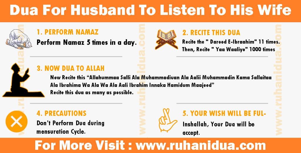 Powerful Dua For Husband To Listen To His Wife