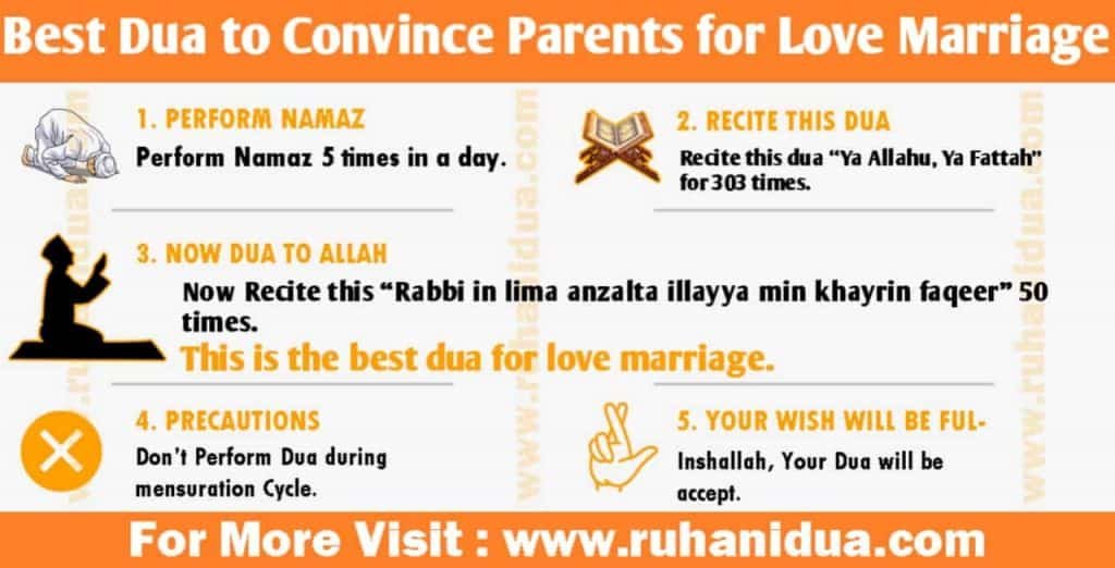 Best Dua to Convince Parents for Love Marriage