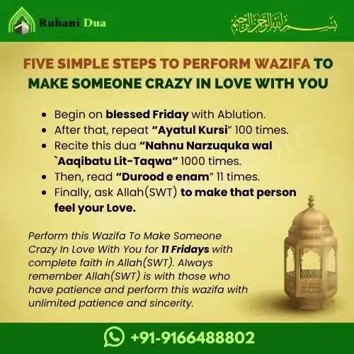 Wazifa To Make Someone Crazy In Love With You