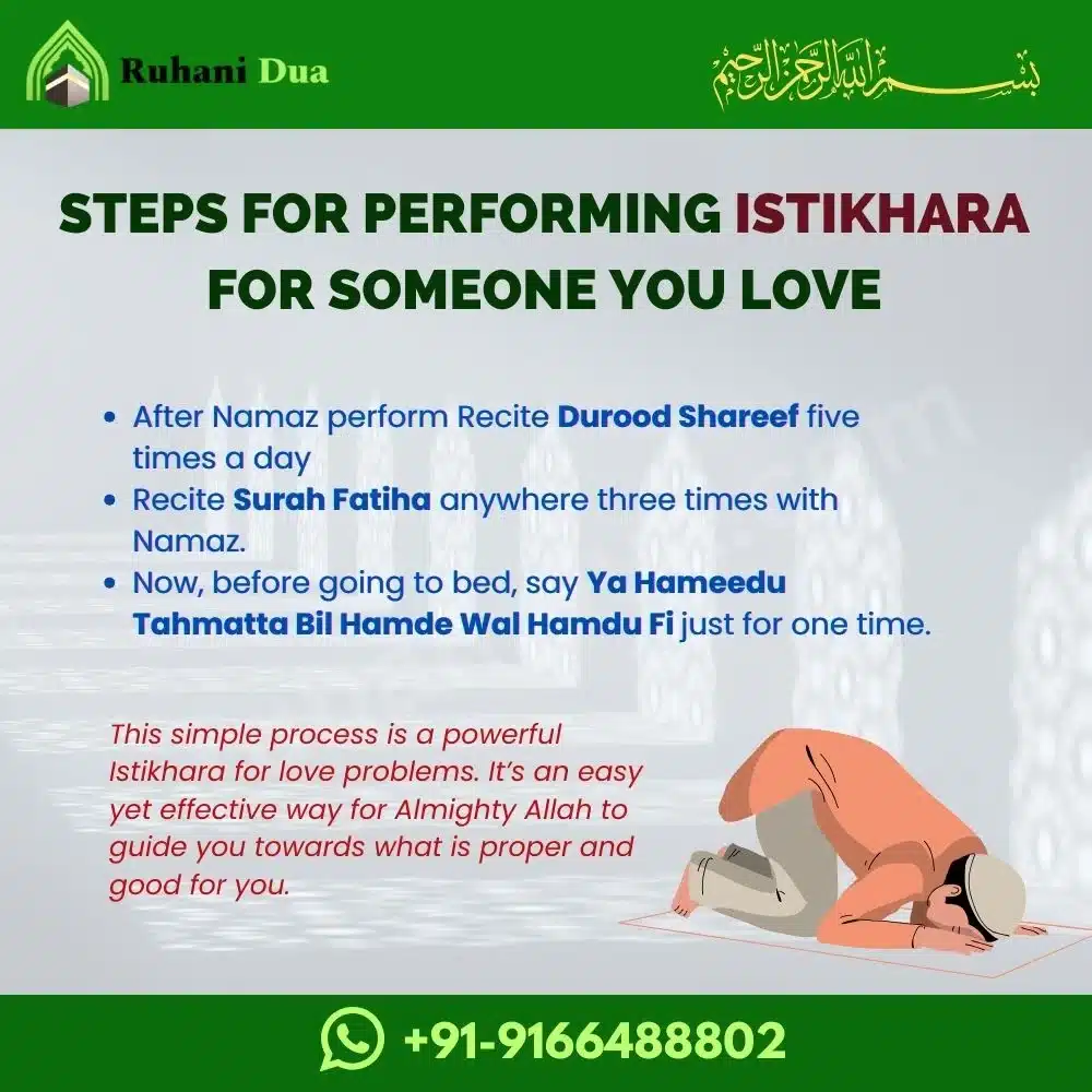  How to do istikhara for someone you love