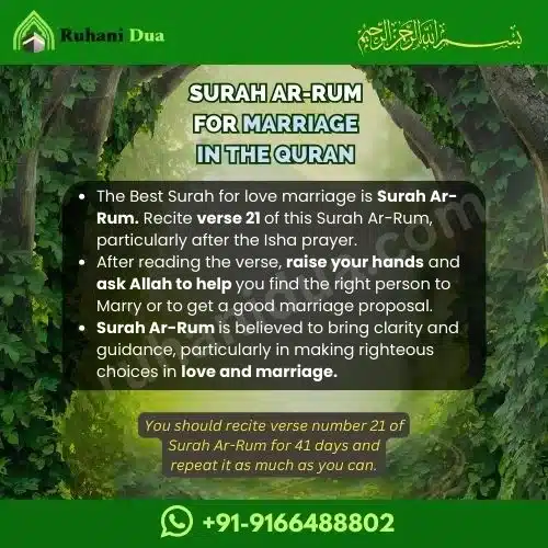 Surah Ar-Rum for marriage